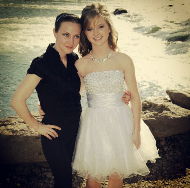 Lana and I - her first prom