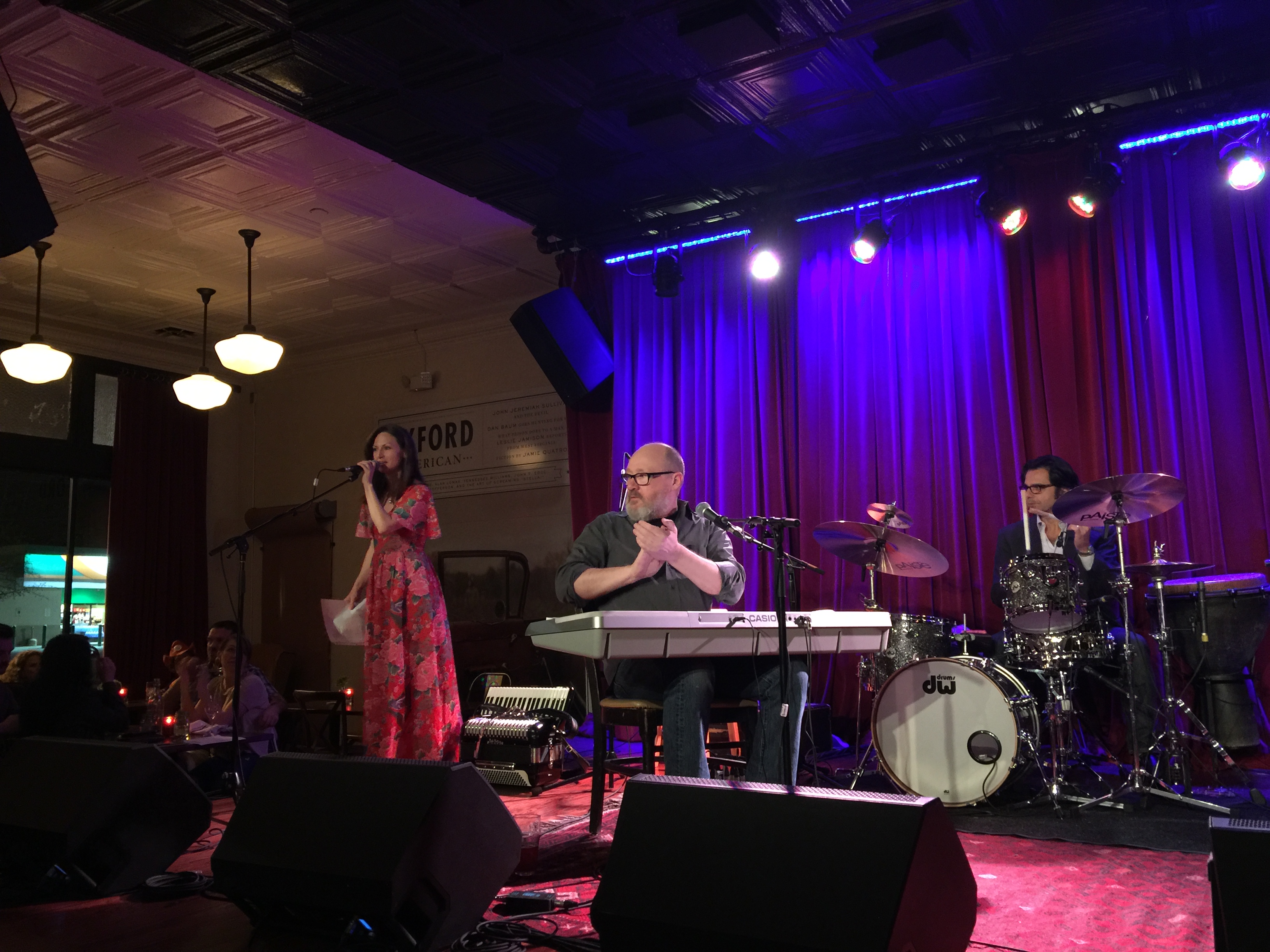 Performing with Chuck Dodson & Rafael Gayol at South on Main, March 2017